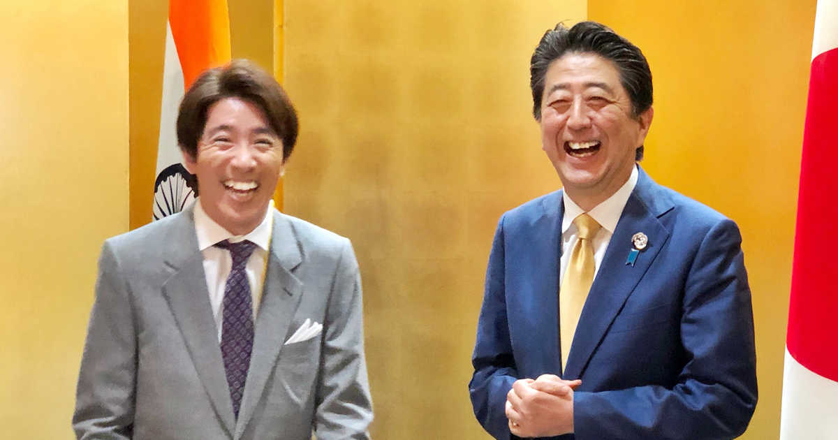 ラジオ出演時の安倍総理と村上信五